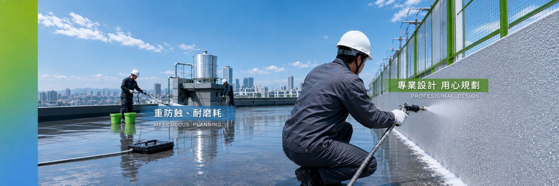防水工程推薦鴻寶興/油漆、抓漏防蝕、鐵皮屋隔熱